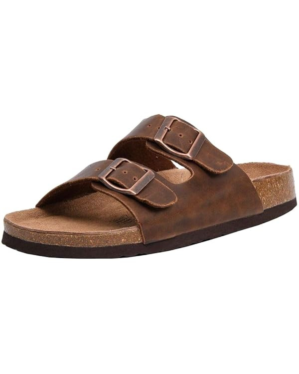 CUSHIONAIRE Women's Lane Cork Footbed Sandal with +Comfort | Amazon (US)