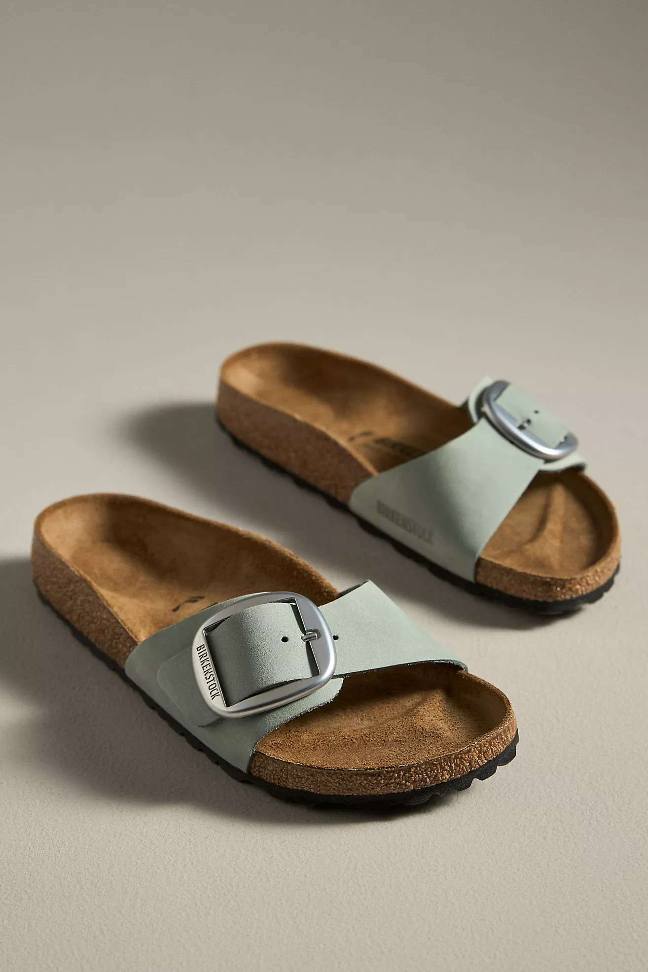 Birkenstock Madrid Big Buckle Nubuck Sandals | Anthropologie (US)