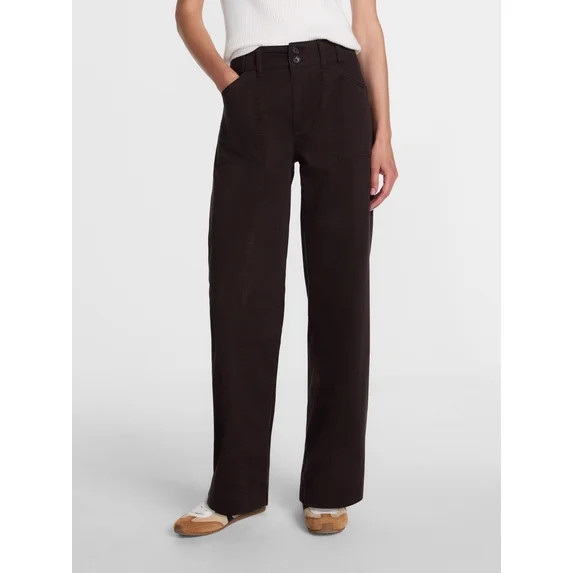 Scenario Women's Wide Leg Utility Pant, Sizes 0-20 | Walmart (US)
