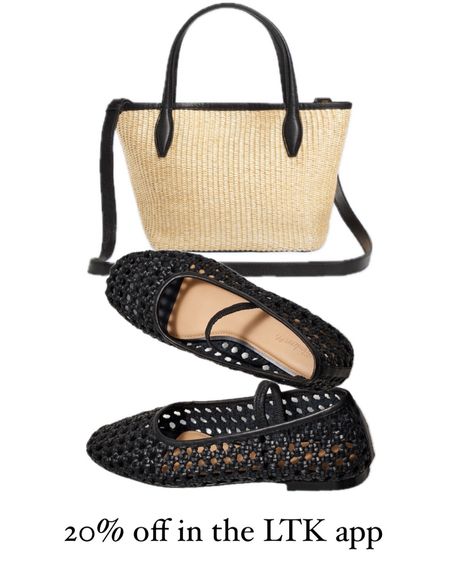 Use code LTK20 for 20% off Madewell. 

I saw this mini tote and the ballet flats in store today. The flats run true to size for me. 

I actually ordered some trendy neutral mesh ballet flats from Amazon recently (also linked) so I didn't get the Madewell flats today.

#LTKSaleAlert #LTKxMadewell #LTKShoeCrush