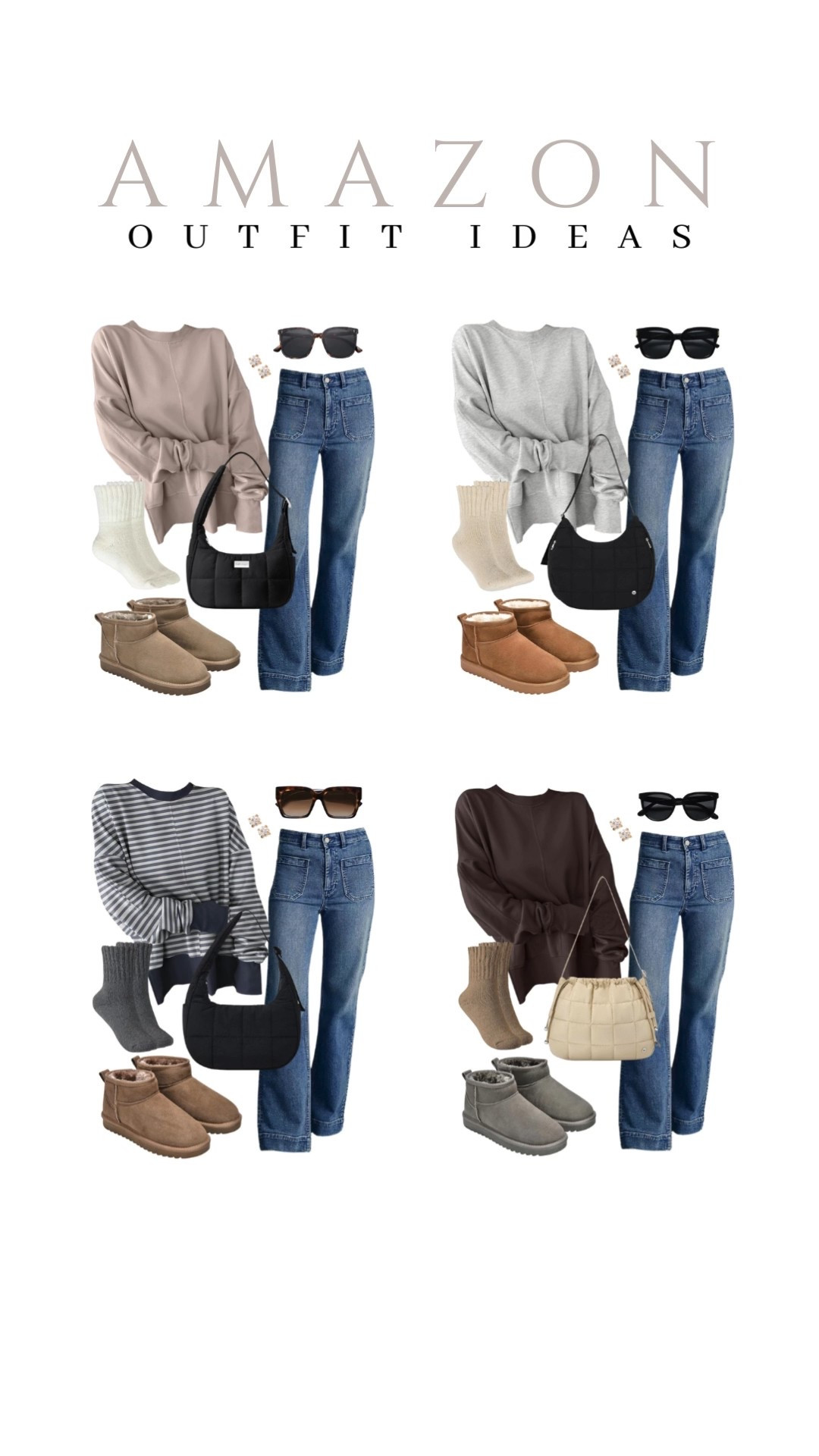 My favorite cozy and cute outfit combo that is perfect for any day!
oversized sweatshirts, puffer hobo bags, wide leg jeans, leather ankle boots, viral style, casual outfit idea, running errands, winter style, comfy shoes, trendy look, capsule wardrobe, amazon finds, affordable style, transitional outfit idea

#LTKFindsUnder50 #LTKU #LTKSeasonal
