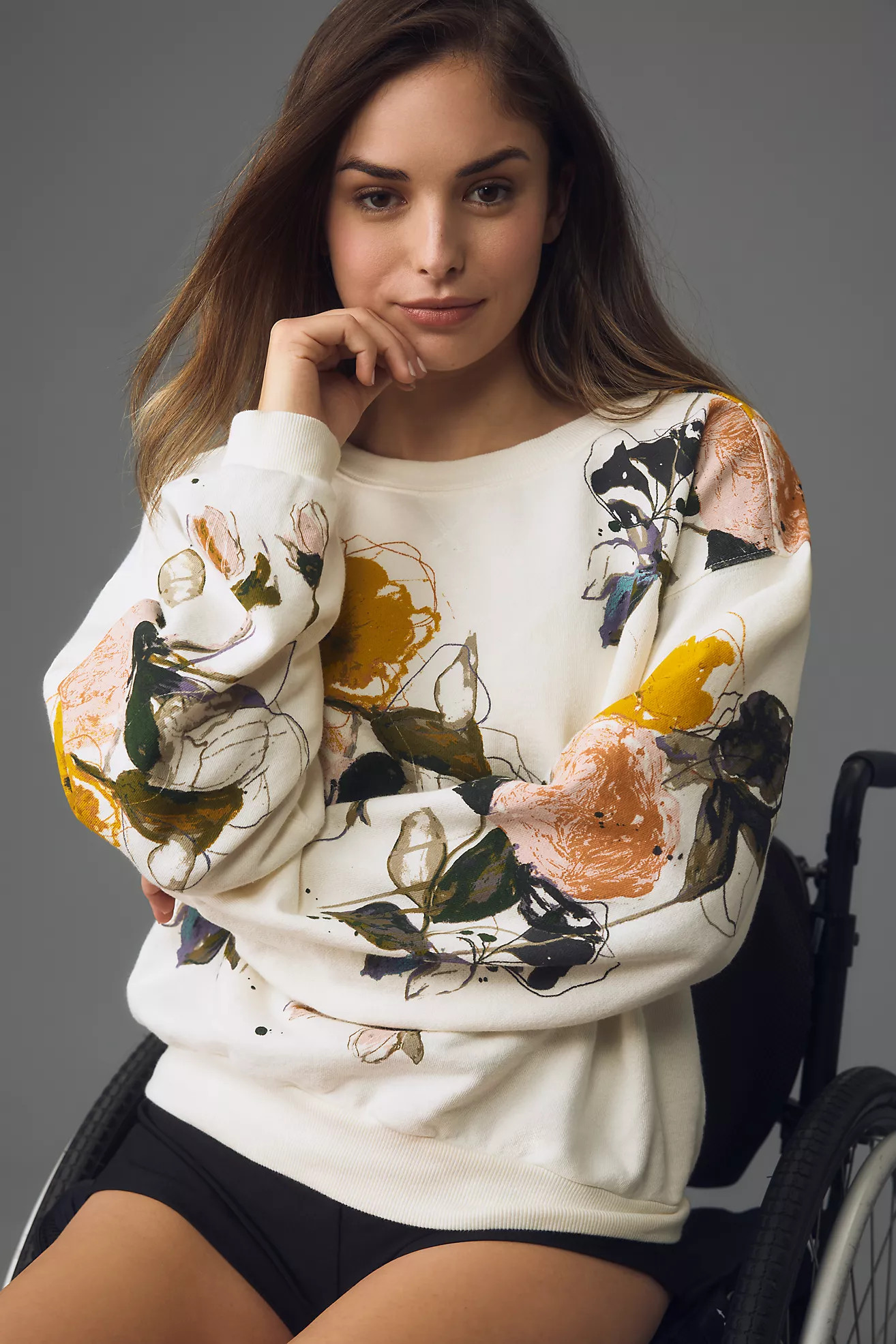 The Niki Bubble Sweatshirt by Pilcro: Leigh Viner Edition | Anthropologie (US)