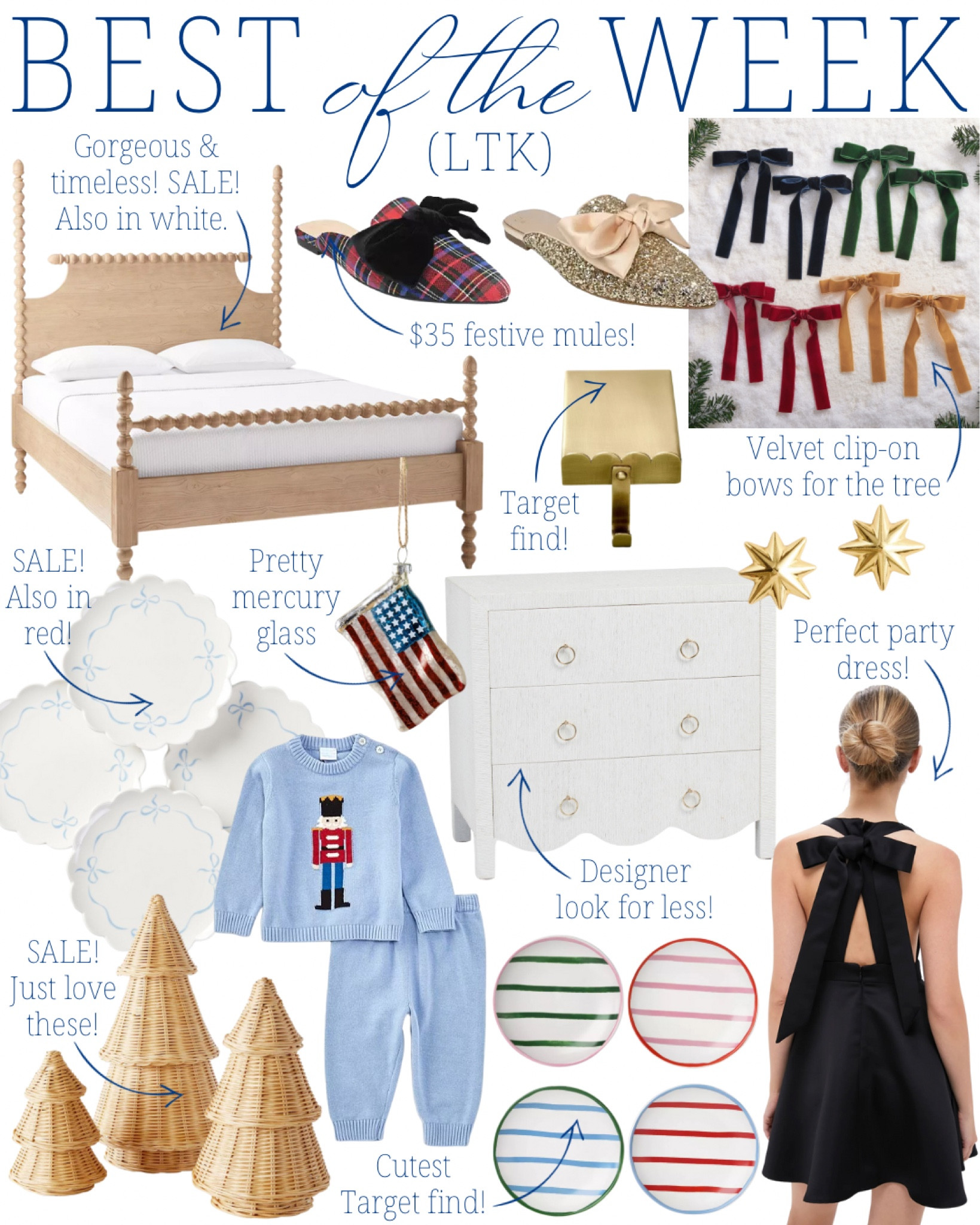 Best of the week!

#LTKParties #LTKHoliday #LTKSaleAlert