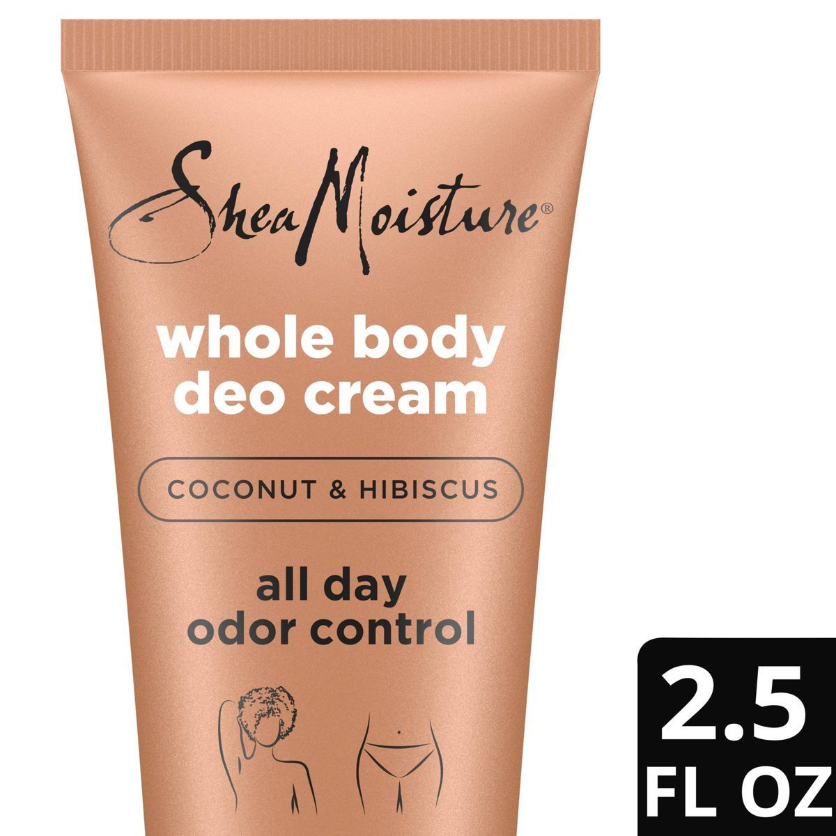 SheaMoisture Coconut & Hibiscus Whole Body Deodorant Cream - 2.5oz | Target