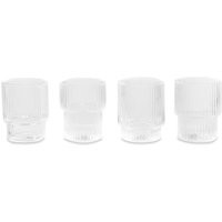 Ferm Living Ripple Small Glasses - Set of 4 | End Clothing (US & RoW)