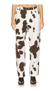 SNDYS Becks Cowhide Jean in Cow Hide from Revolve.com | Revolve Clothing (Global)