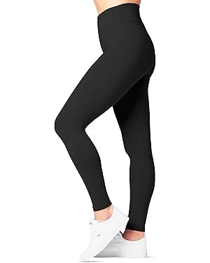 SATINA High Waisted Leggings for Women - Capri, Full Length, Fleece & with Pockets Women's Leggin... | Amazon (US)