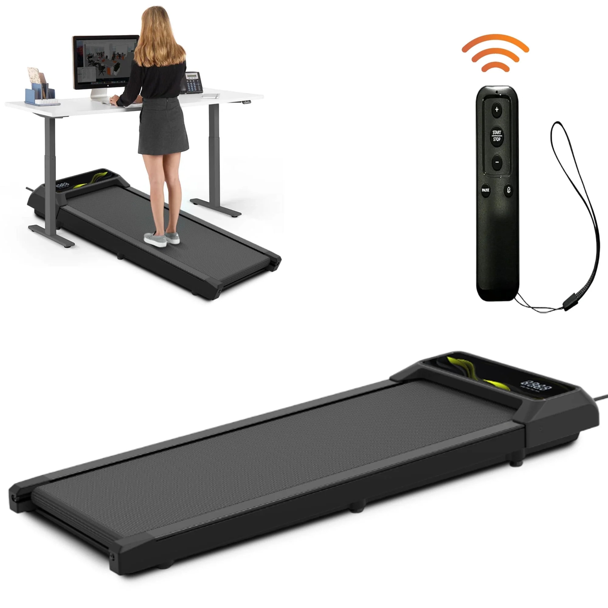 Cardio Flex 100kg Capacity Fixed Incline Walking Pad Remote Control & LED Display for Home Workou... | Walmart (US)