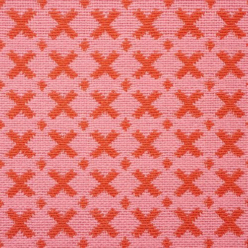 Schumacher Elias Pink & Red Fabric | DecoratorsBest | DecoratorsBest