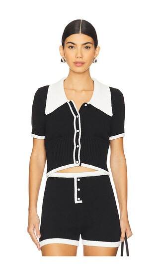 Contrast Peggy Cardigan in Multi | Revolve Clothing (Global)