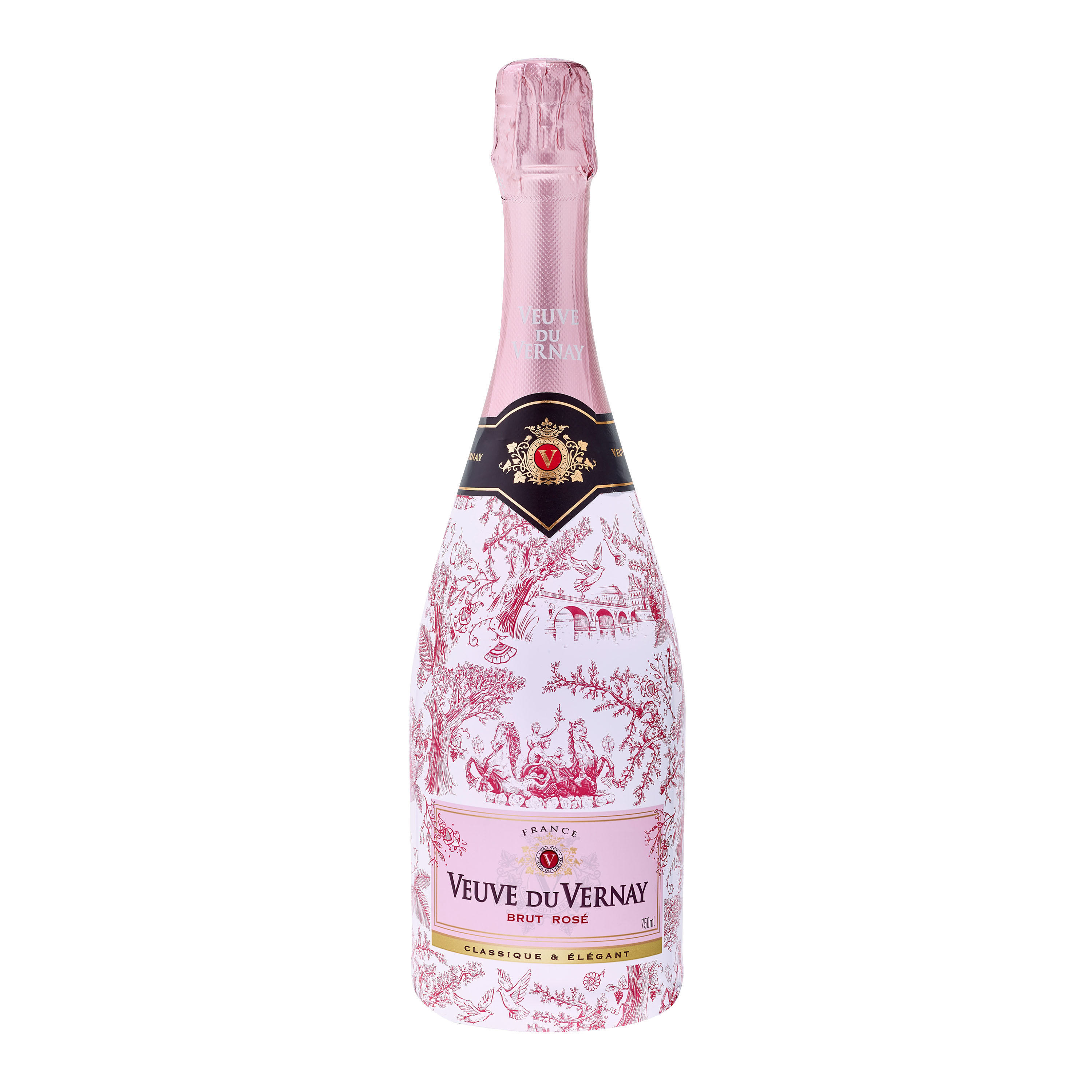 Veuve Du Vernay Toile Brut Rosé | World Market
