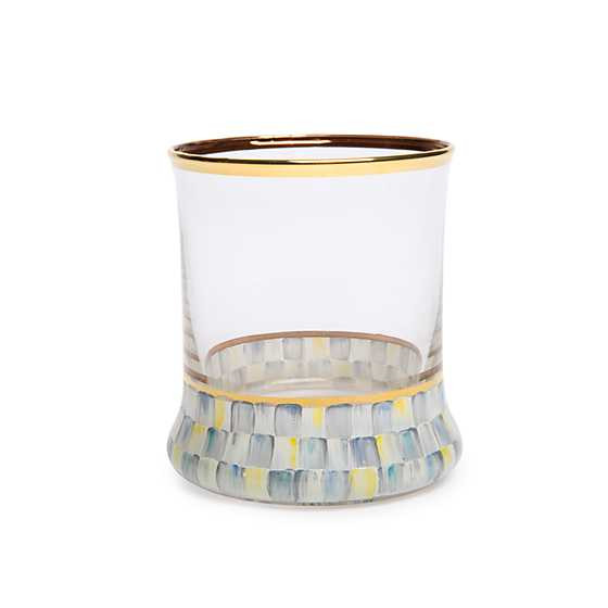 Sterling Check Tumbler | MacKenzie-Childs