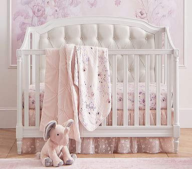 Blythe 3-In-1 Upholstered Convertible Crib | Pottery Barn Kids