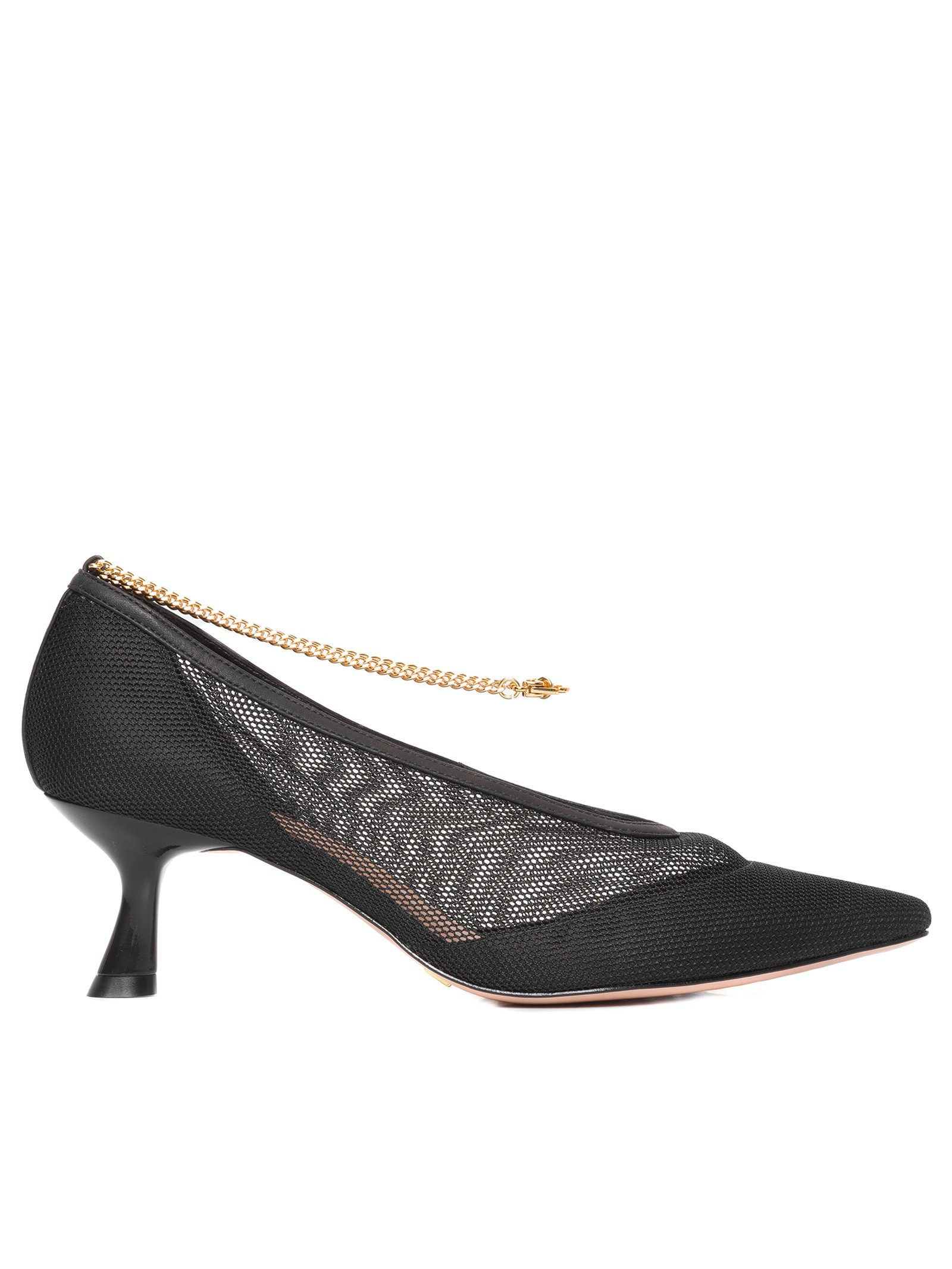 SCARPIN TELA SALTO BAIXO - PRETO | Shop2gether BR