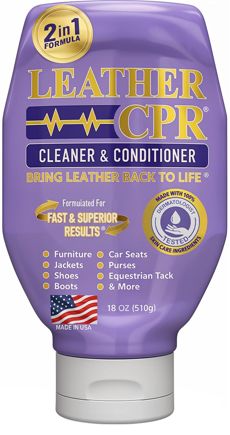 Leather CPR Cleaner & Conditioner 18oz - Cleans, Conditions, Restores & Protects Leather Furnitur... | Amazon (US)