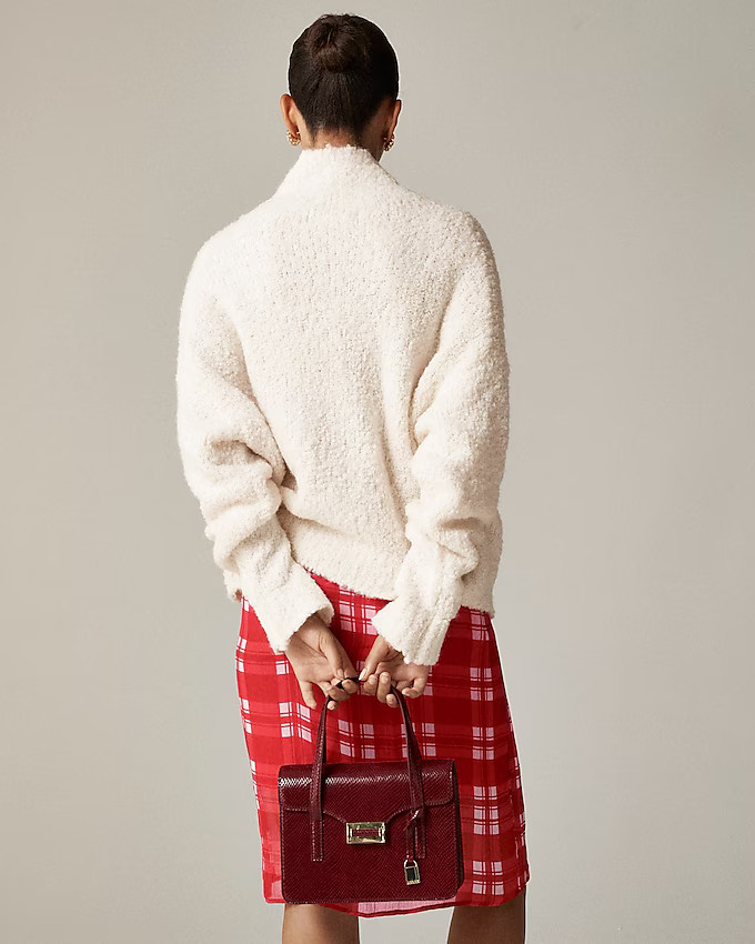 Turtleneck sweater in bouclé yarn | J. Crew US