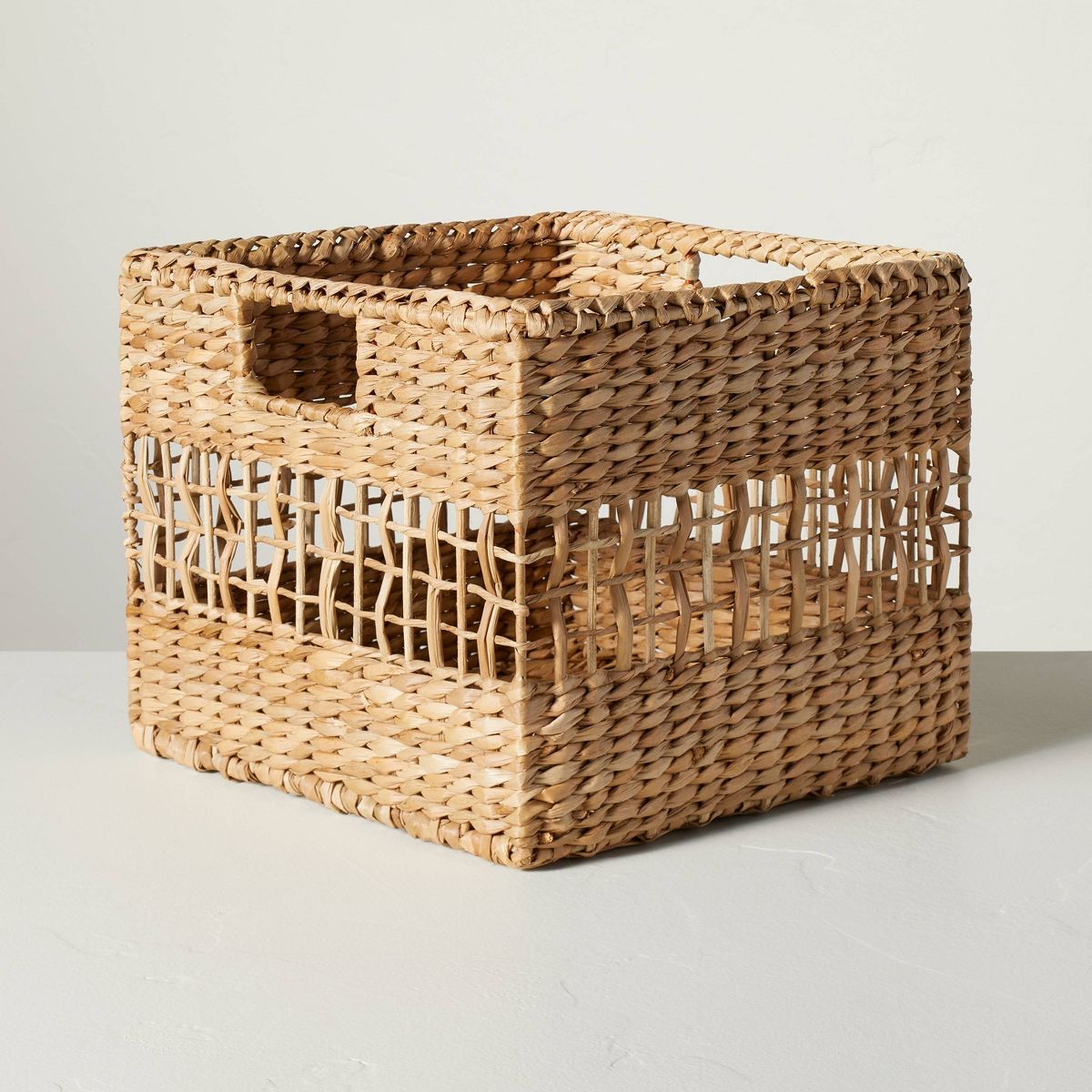 Medium Natural Woven Storage Basket - Hearth & Hand™ with Magnolia | Target