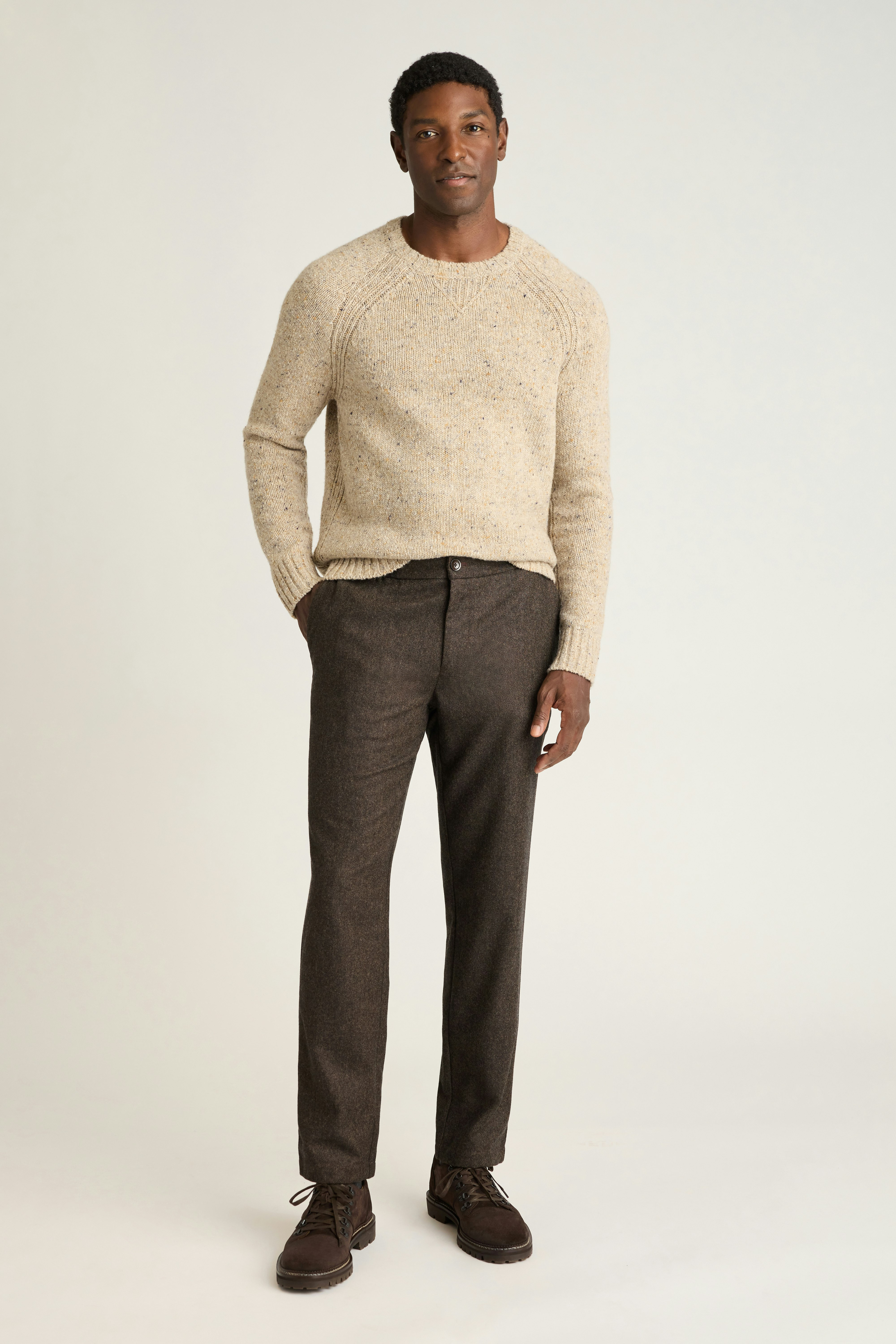 Wool Drawstring Trouser Pants for Men by Bonobos - Grey Herringbone - XLS One Fit | Bonobos (US)