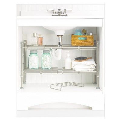 Expandable Under Sink Storage Rack Champagne - 88 Main | Target