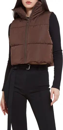 Apparis Water Resistant Crop Puffer Vest | Nordstrom | Nordstrom