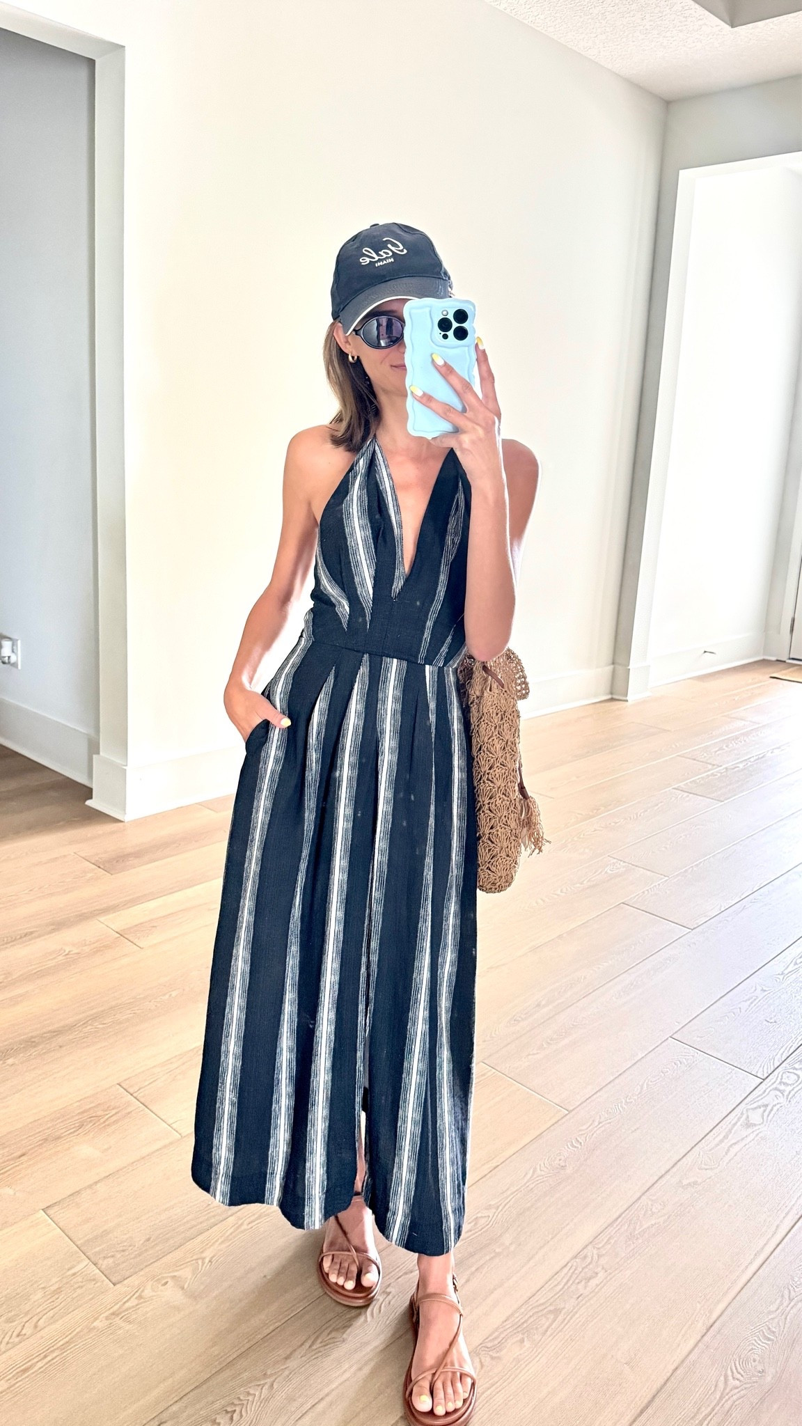 ON-SALE & I’ll be honest, I probably wear this once a week. The halter neck is comfy and if it’s too long in the chest, just twist the top of the halter. Works like a charm. This midi also features a black knee-length lining. Shop it now!

#LTKootd #LTKSaleAlert #LTKdayinmylife