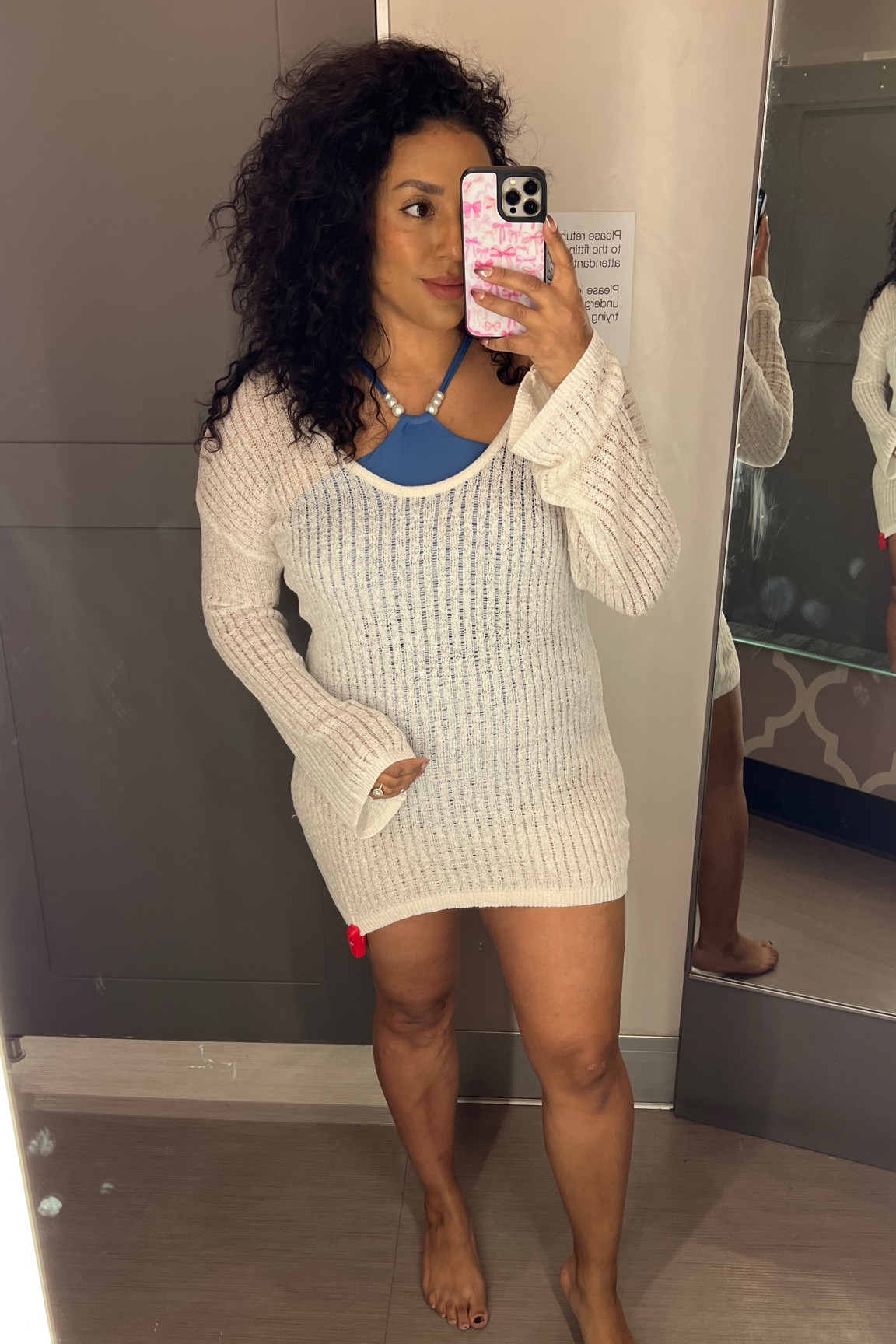 Size XL in both cover up and target swim! 

#LTKSeasonal #LTKMidsize #LTKSwim