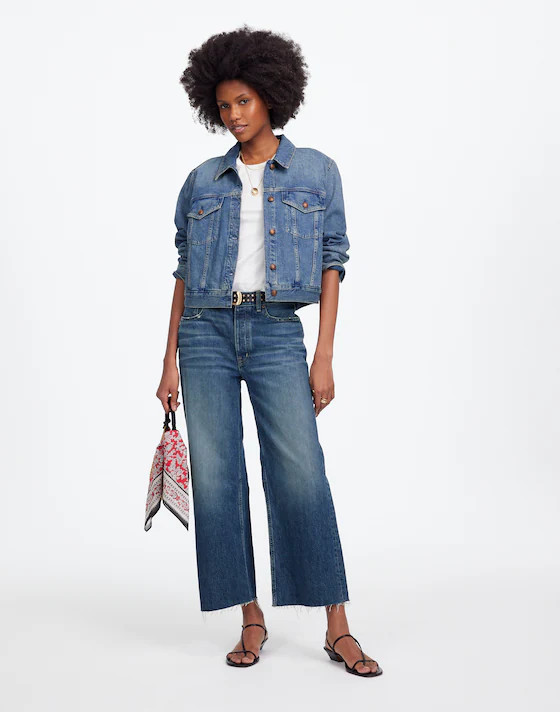 Low-Slung Baggy Crop | Madewell | Madewell