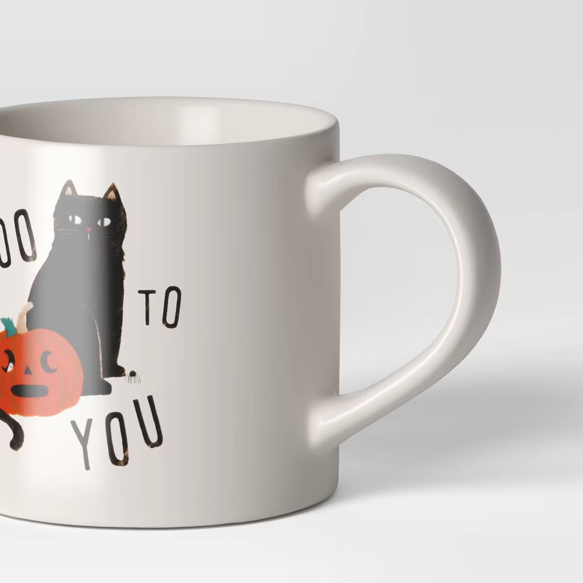 16oz Halloween Stoneware Boo To You Mug Whie - Hyde & EEK! Boutique™ | Target