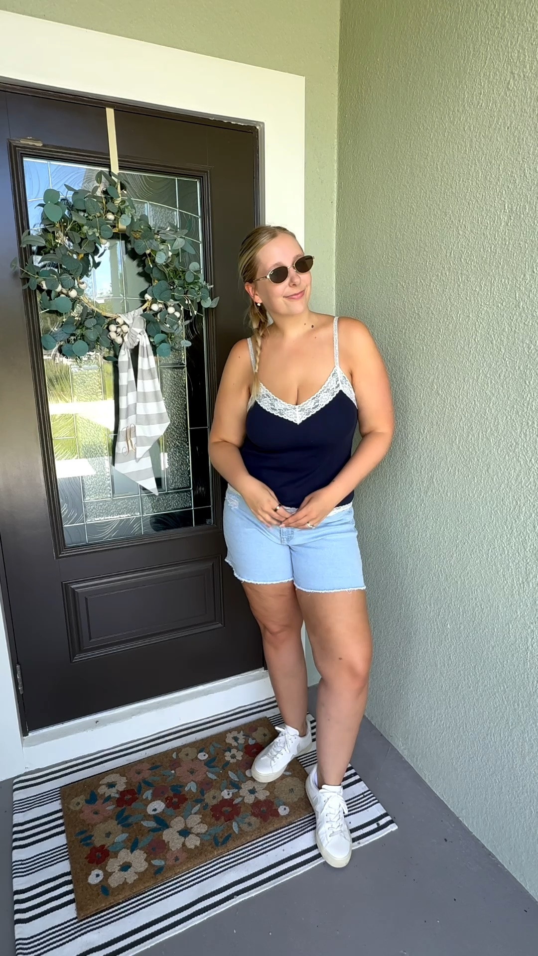 100° outside? This is the outfit I’m throwing on every time. ☀️

The Abercrombie bra-free top is lightweight, flattering, and keeps everything in place without needing an extra layer. Paired with these comfy Target shorts and my Veja Campo sneakers, it’s an easy summer outfit that looks put together in under 5 minutes.

Perfect for running errands, grabbing coffee, casual lunches, or just surviving the Florida heat.

#LTKStyle #SummerOutfit #AbercrombieStyle #TargetStyle #VejaCampo #CasualSummerStyle #EverydayOutfit #HotWeatherOutfit #FloridaStyle #OOTD