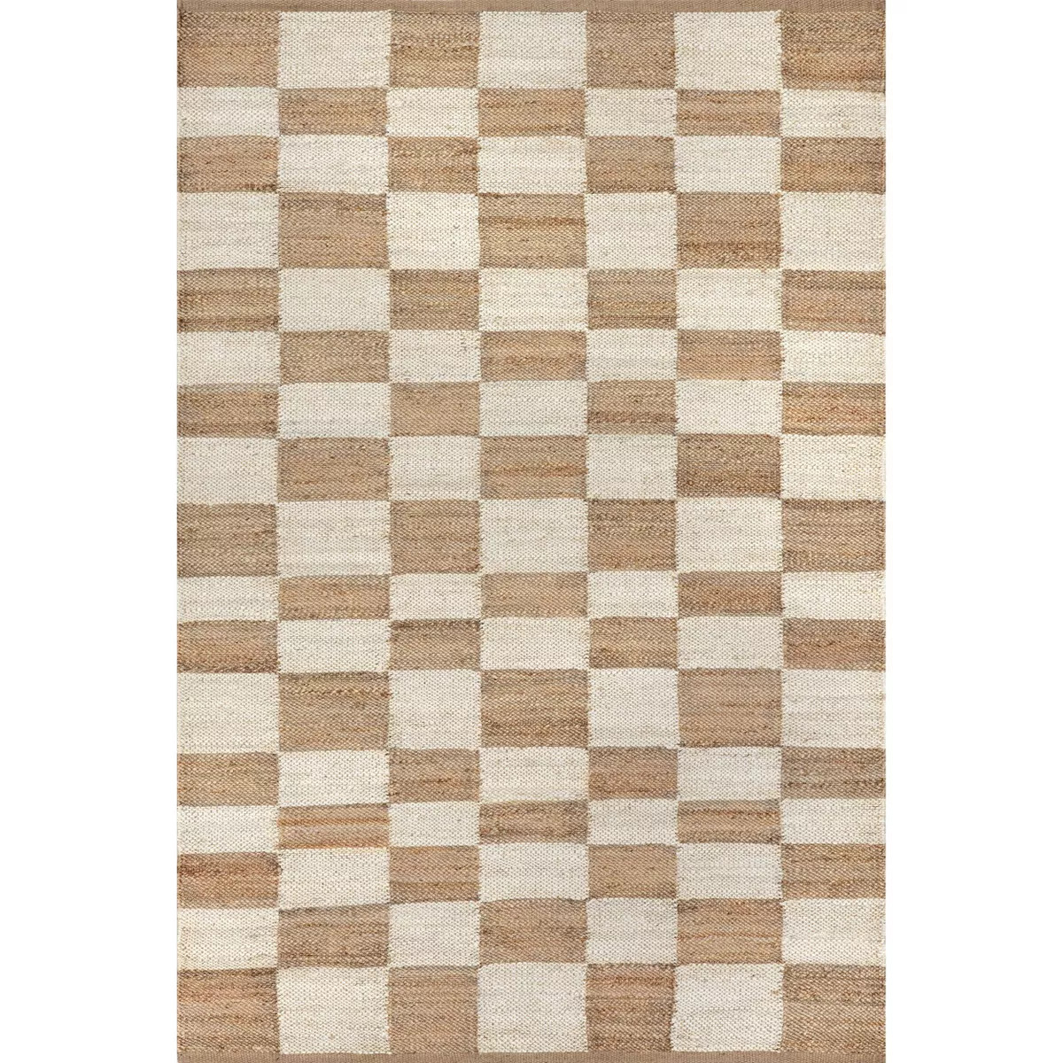 Nuloom Izara Checkered Jute Area Rug | Target
