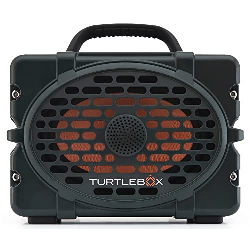 Turtlebox Original Gen 2: Loud! Outdoor Portable Bluetooth 5.0 Speaker | Rugged, IP67, Waterproof, Impact Resistant & Dustproof (Rich, Full Sound,120db, Pair Stereo) (Original Gen 2, Green/Black) | Amazon (US)