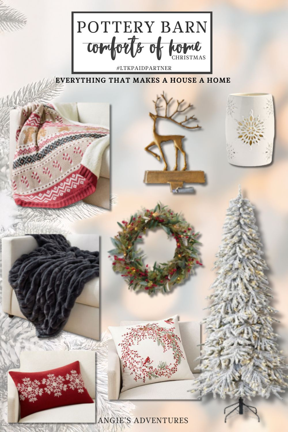 Pottery Barn Christmas feels like coming home. 🎄✨
Cozy throws, plush pillows, glowing candles, festive home décor, and even the dreamiest Christmas trees — all the comforts that make the season magical. If you’re craving that warm, classic holiday vibe, these pieces bring it all together. Tap to shop my favorite picks and wrap your home in Christmas comfort. ❤️🕯️🎁

#PotteryBarnChristmas #HolidayHomeDecor #CozySeason #ChristmasVibes #LTKHoliday #LTKHome #FestiveFeels 

 #LTKGiftGuide #LTKHoliday #LTKHome