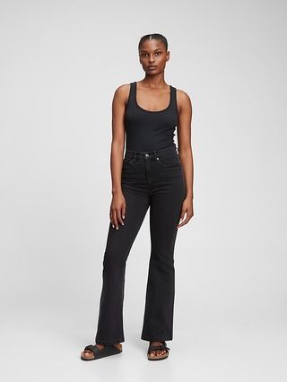 High Rise Flare Jeans with Washwell | Gap (US)