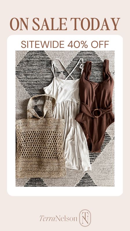 Old navy is having a 40% off sale sitewide! I grabbed this classy brown crochet swimsuit and some cover ups. 

#LTKsalealert #LTKSeasonal #LTKswim