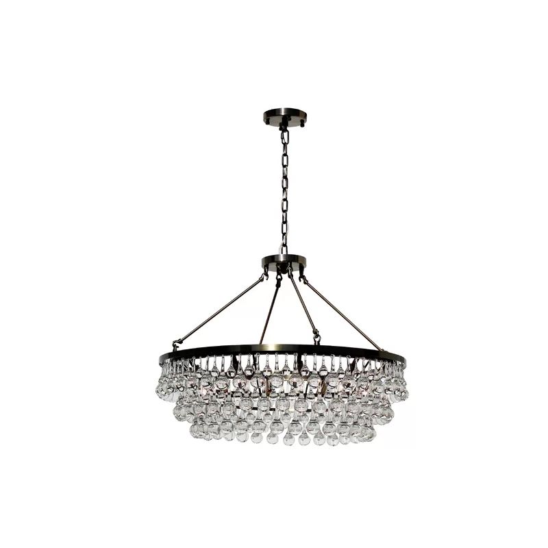 Johnjack 10 - Light Statement Tiered Chandelier with Crystal Accents | Wayfair North America