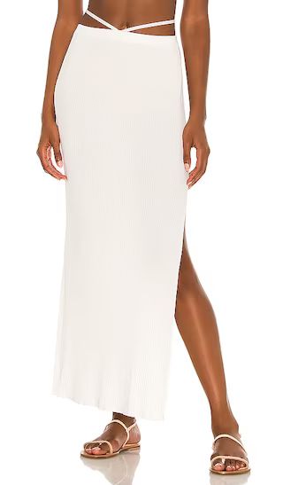 Sage Skirt in Off White | Revolve Clothing (Global)