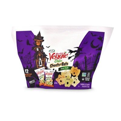 Sensible Portions Garden Veggie Chips Ghosts & Bats Sea Salt Flavored - 12ct | Target