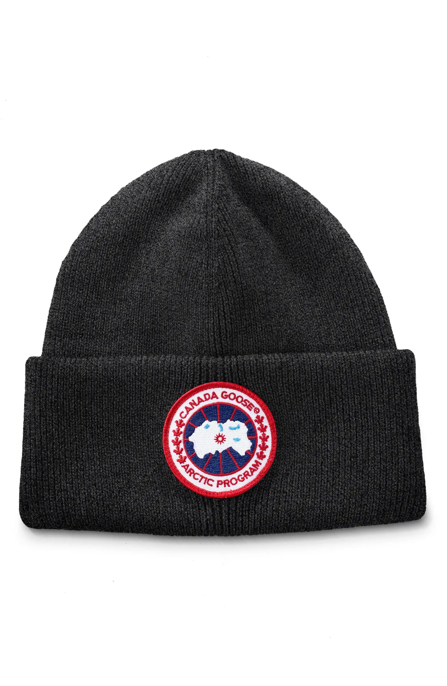 Canada Goose Arctic Disc Merino Wool Toque Beanie | Nordstrom | Nordstrom Canada