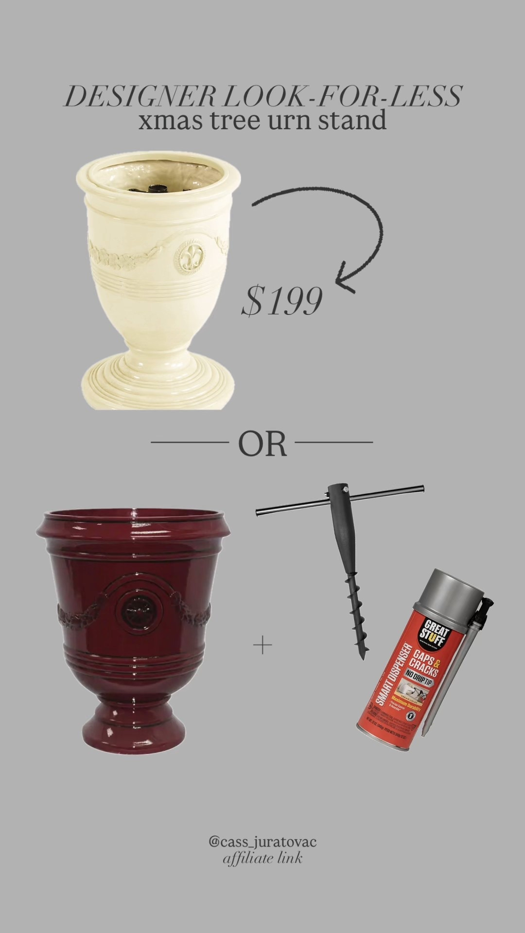 $200 or HALF that? This Christmas tree stand is gorgeous and I found almost an exact look-for-less!

This oxblood color is everything for the holidays! 

#LTKHome #LTKSeasonal #LTKFindsUnder100