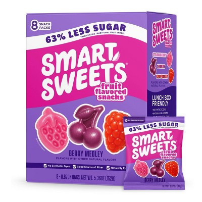 SmartSweets Berry Medley Snack Mix - 5.36oz/8pk | Target
