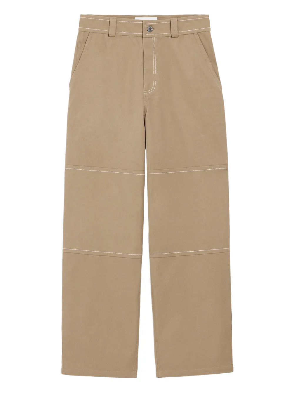 AMI Paris Cotton Worker Trousers | Neutrals | FARFETCH BR | Farfetch (BR)