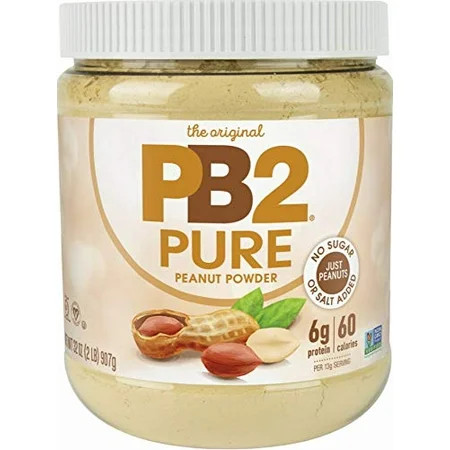 PB2 Pure Peanut Butter Powder - [2 lb/32 oz Jar] - No Added Sugar No Added Salt No Added Preservativ | Walmart (US)