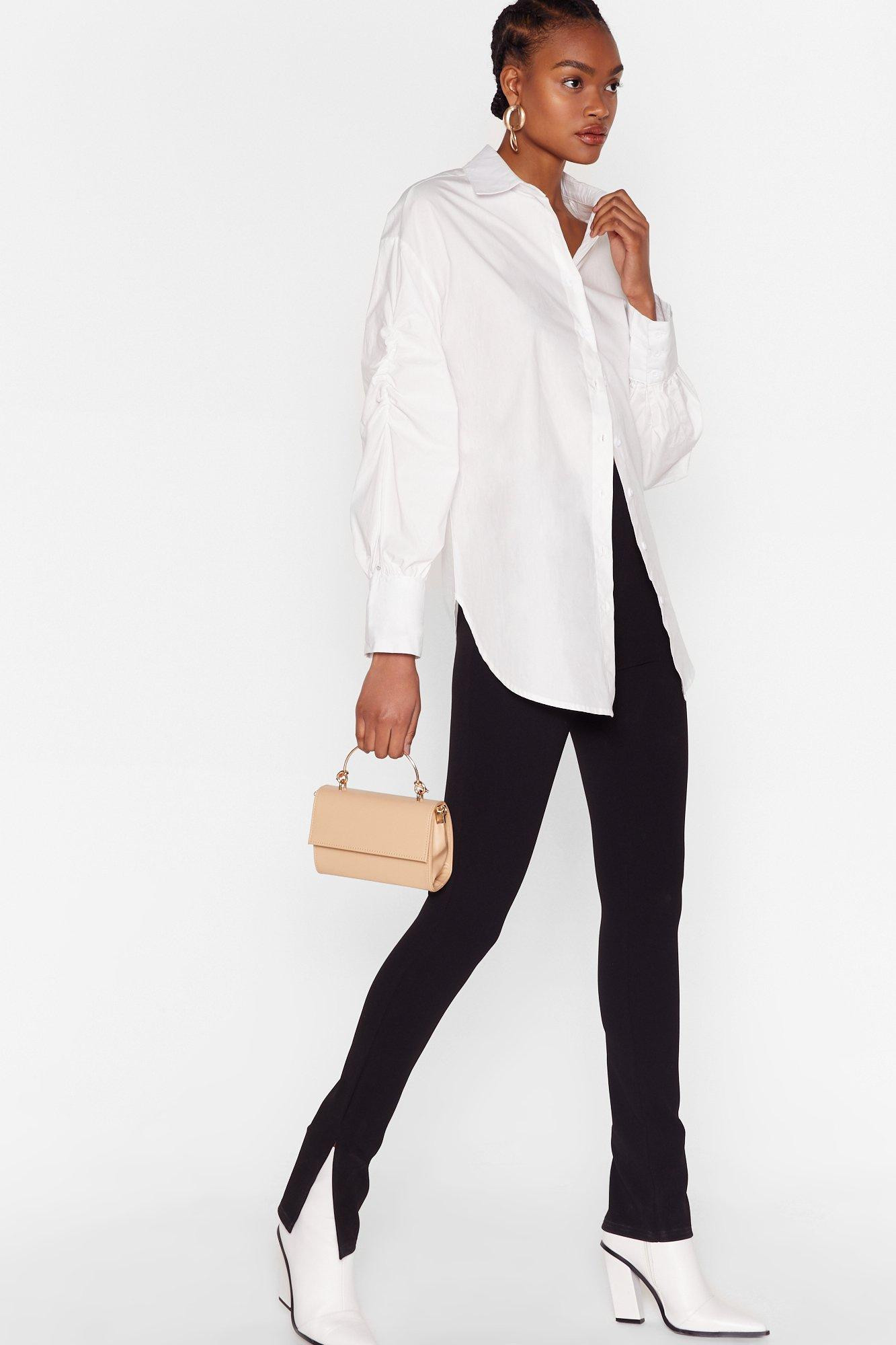 Slit Down Honey High-Waisted Pants | NastyGal (US & CA)