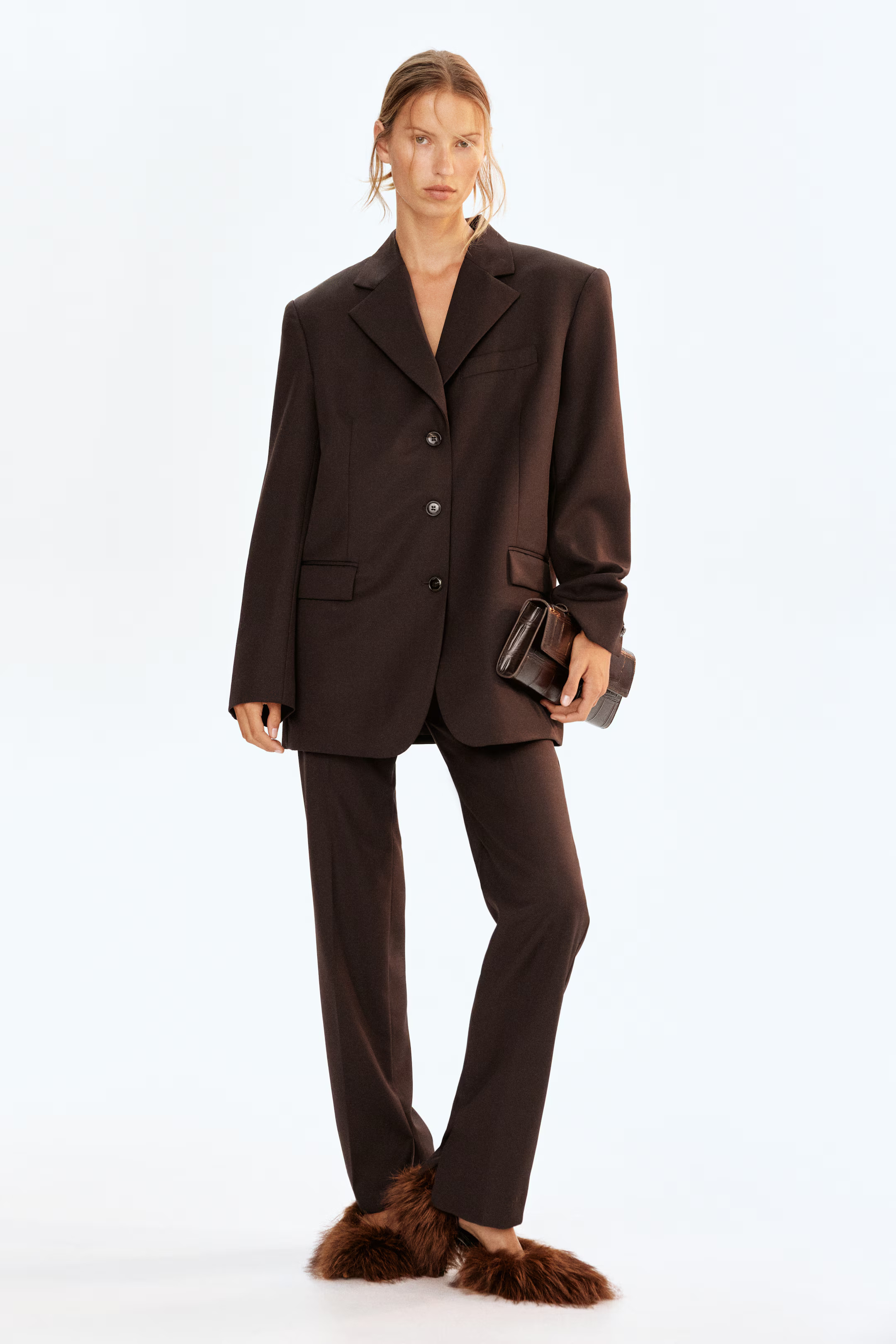 Oversized wool-blend blazer | H&M (UK, MY, IN, SG, PH, TW, HK)