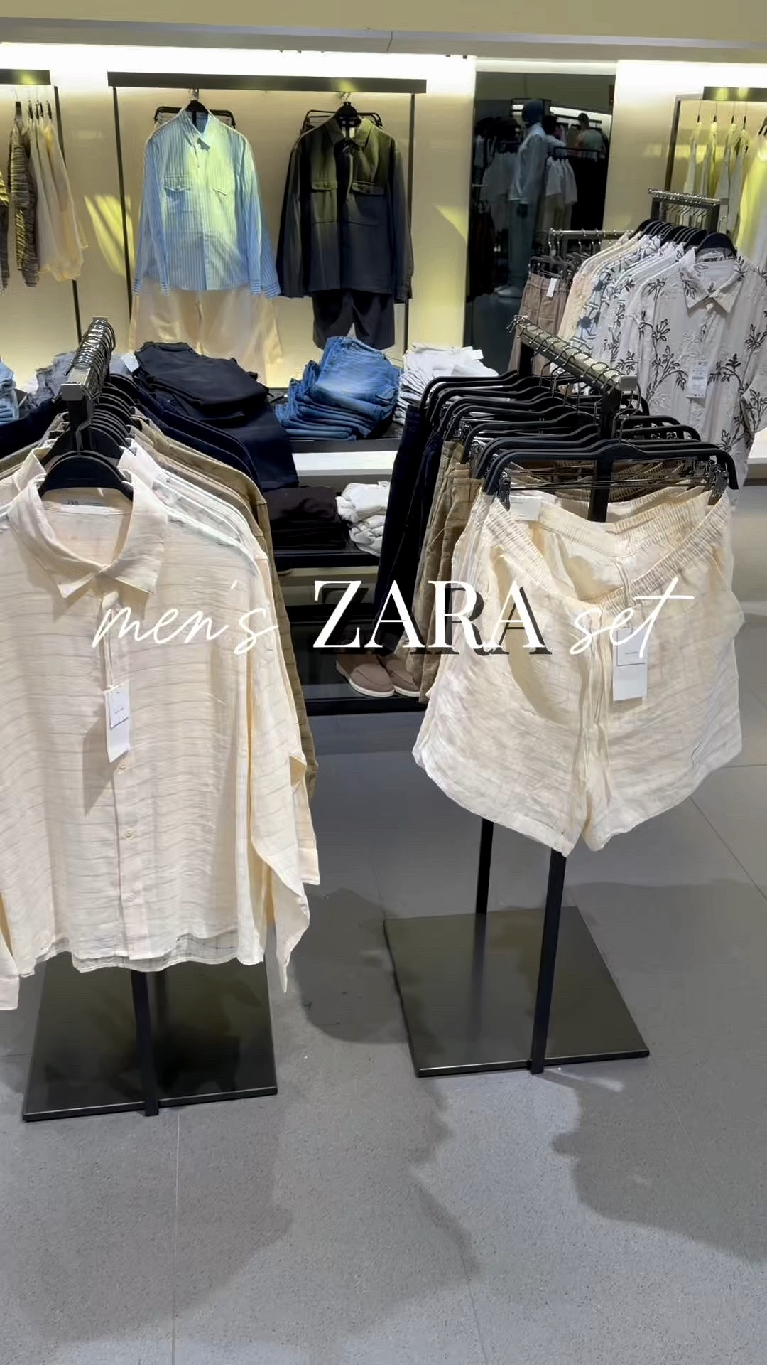 Zara men’s sets - fit true size and are perfect for warmer weather.

#LTKootd #LTKMens #LTKSaleAlert