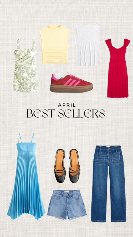 Rounding up all of your favorite items I’ve shared in April! 

Spring outfit, wardrobe staples, summer outfits, wedding guest dress, summer dresses, sneakers 

#LTKSeasonal