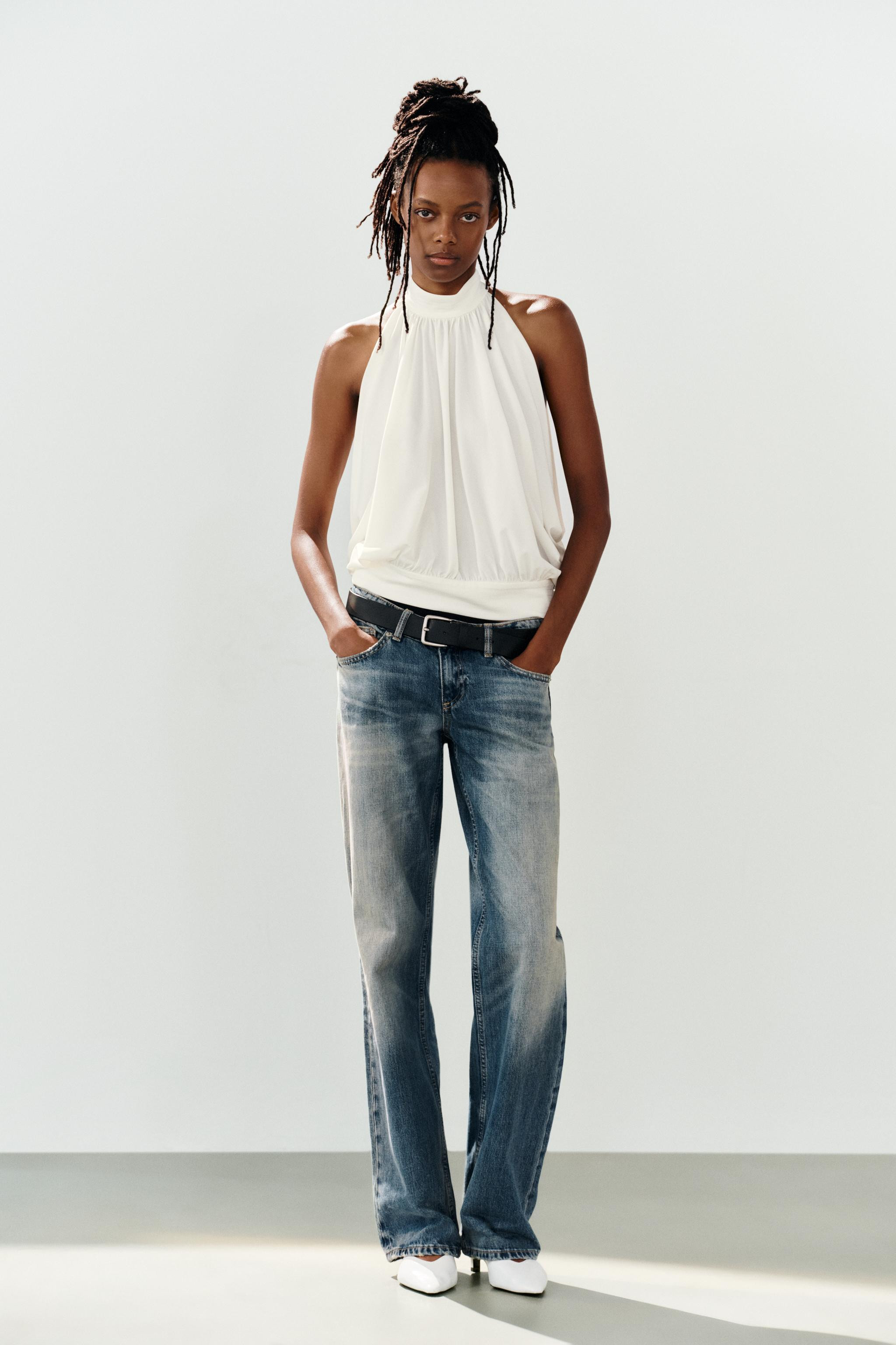 BALLOON HALTER TOP | Zara US