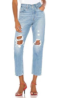 LEVI'S 501 Crop in Montgomery Patched from Revolve.com | Revolve Clothing (Global)