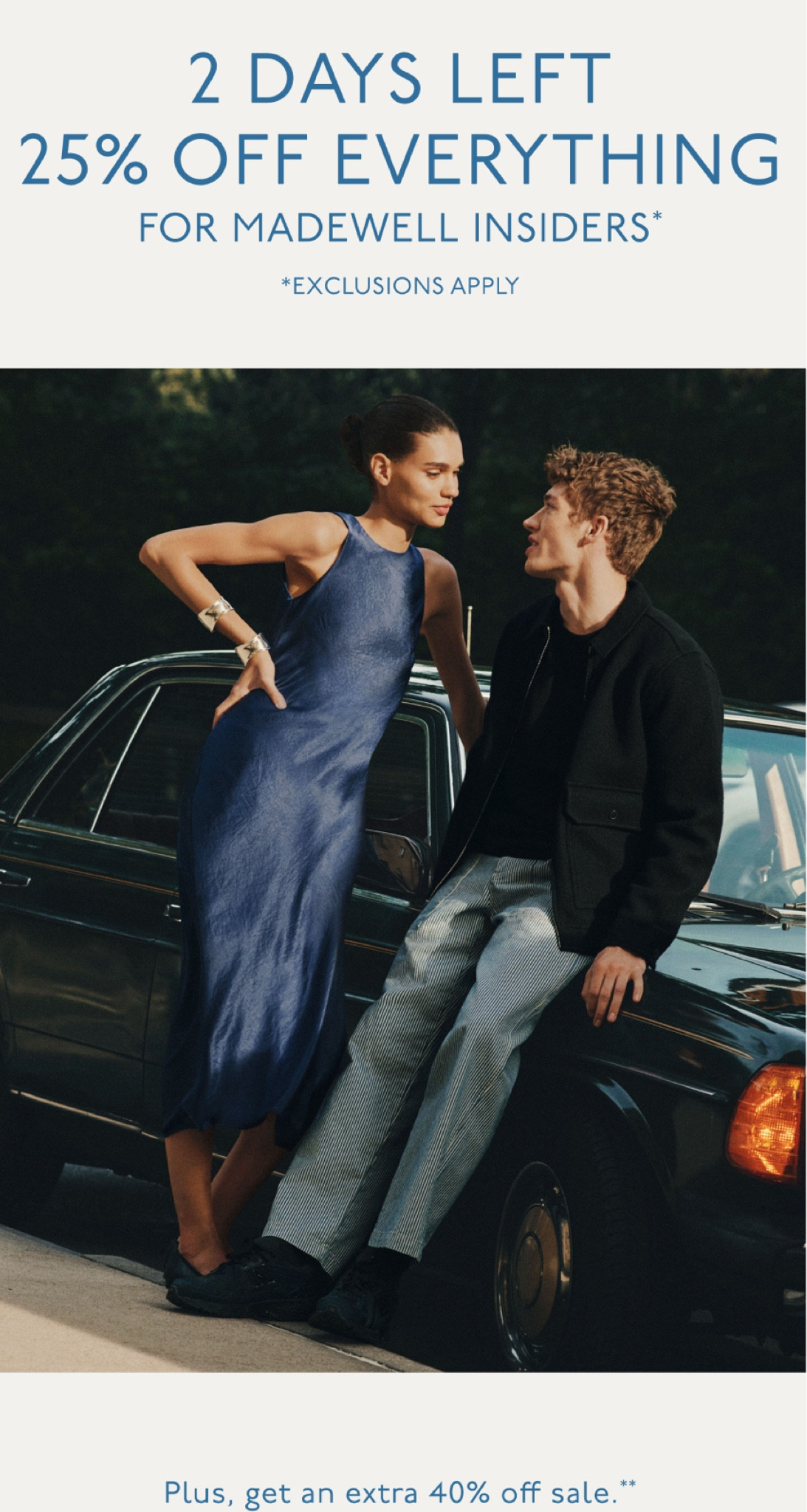 2 days left for Madewells Insiders Sale

#LTKMens #LTKSaleAlert #LTKFallSale