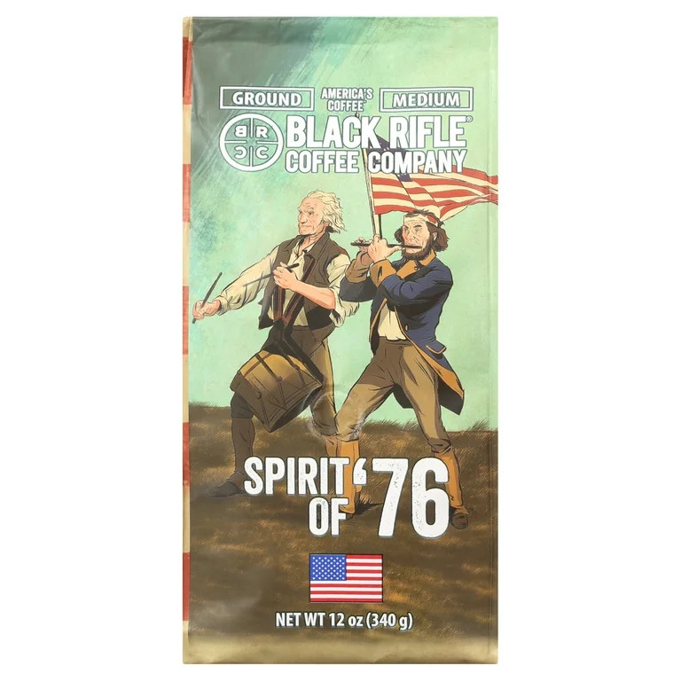 Black Rifle Coffee Spirit of '76, Medium Roast, Ground Coffee, 12 oz | Walmart (US)